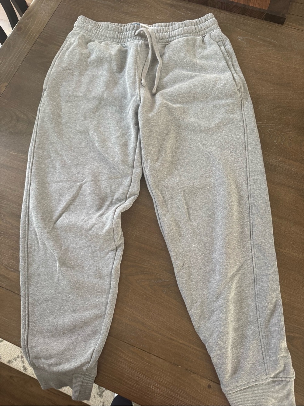 Old Navy Light Gray Men's Jogger Sweatpants with Drawstring